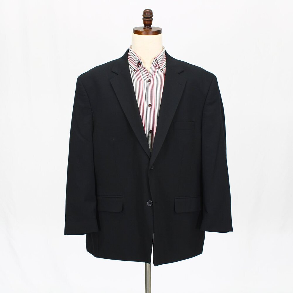 GS 52R Gray Solid 2-Button Sport Coat Blazer Jacket P257